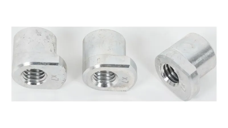 Specialized BLT SL 1.1 MOTOR THREADED MOTOR MOUNT INSERTS NON-DRIVE SIDE ALLOY SILVER 3 PCS. in Black