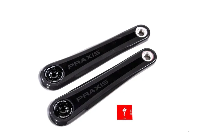 Specialized CRK TURBO SL 1.1 ROAD 170MM L+R ARMS CARBON PRAXIS in Carbon