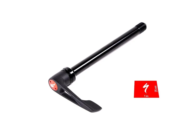 Specialized AXL FRONT DT SWISS RWS THRU-AXLE 12X110MM ROAD BOOST ADJ. POSITION LEVER M12X1.0PX127MM BLACK HWQXXX00S1013C in Black