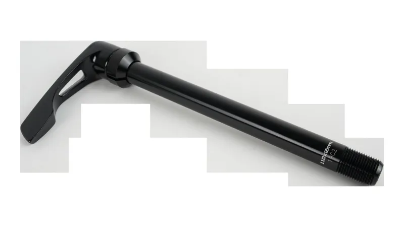 Specialized AXL FRONT ROAD BOOST THRU-AXLE 12X110MM FIXED POSITION LEVER M12X1.0PX144MM BLACK QR41F in Black
