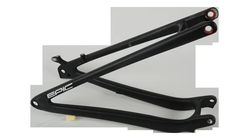 Specialized CHS MY19 EPIC CARBON FRAME REAR STAY ASSEMBLY 29 CARBON 12X148MM - SATIN BLACK WHT in Satin Black/White