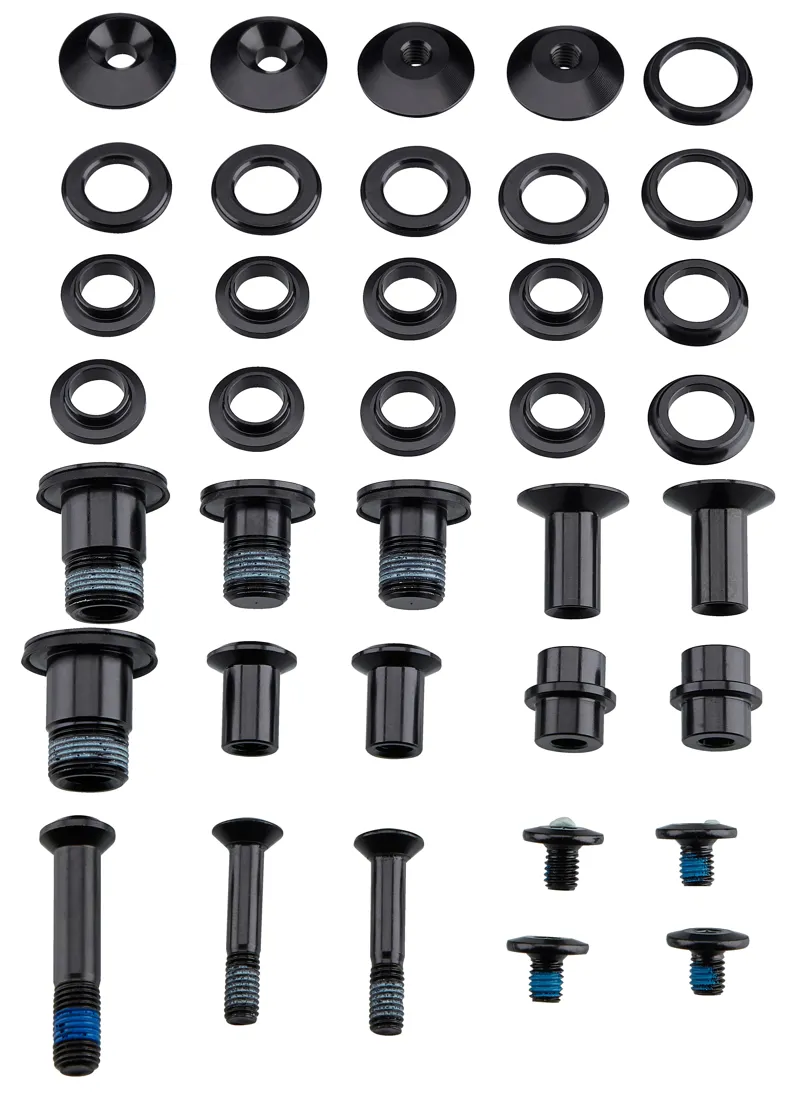 Specialized BLT KIT MY21 SJ EVO CARBON FRAME SUSPENSION PIVOT BOLT KIT  W/ PIVOT SPACERS in Black