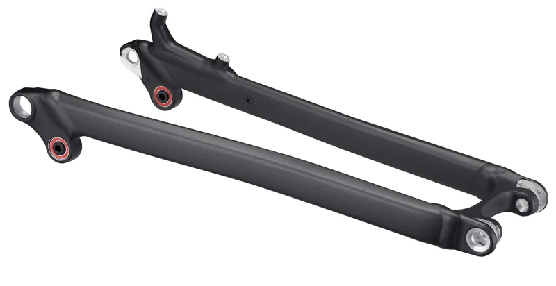 Specialized STS MY21 SJ ALLOY FRAME ALLOY SEATSTAY SHORT FOR S1-S4 12X148MM - SATIN BLACK / SMOKE in Satin Black/Smoke