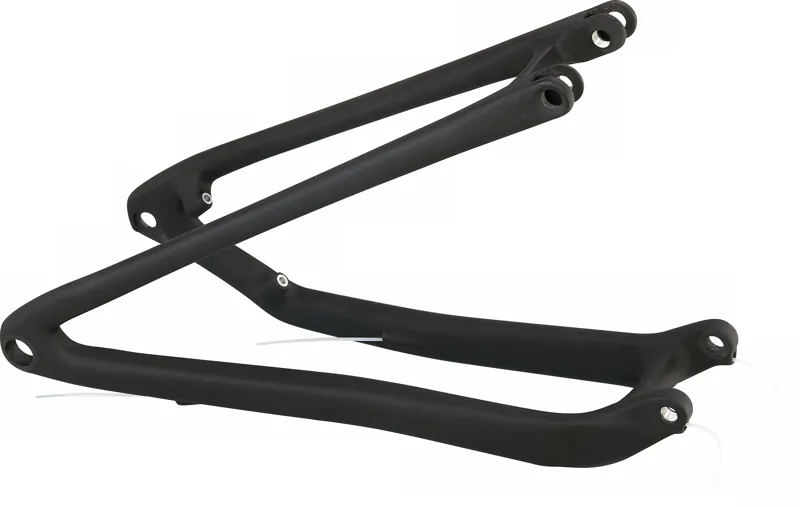 Specialized CHS MY21 SJ CARBON FRAME REAR STAY ASSEMBLY 12X148MM CARBON 432MM FOR S1-S4 - SATIN BLACK/WHITE in Satin Black/White