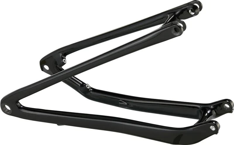 Specialized CHS MY21 SJ CARBON FRAME REAR STAY ASSEMBLY 12X148MM CARBON 442MM FOR S5-S6 - GLOSS BLACK/WHITE in Gloss Black/White