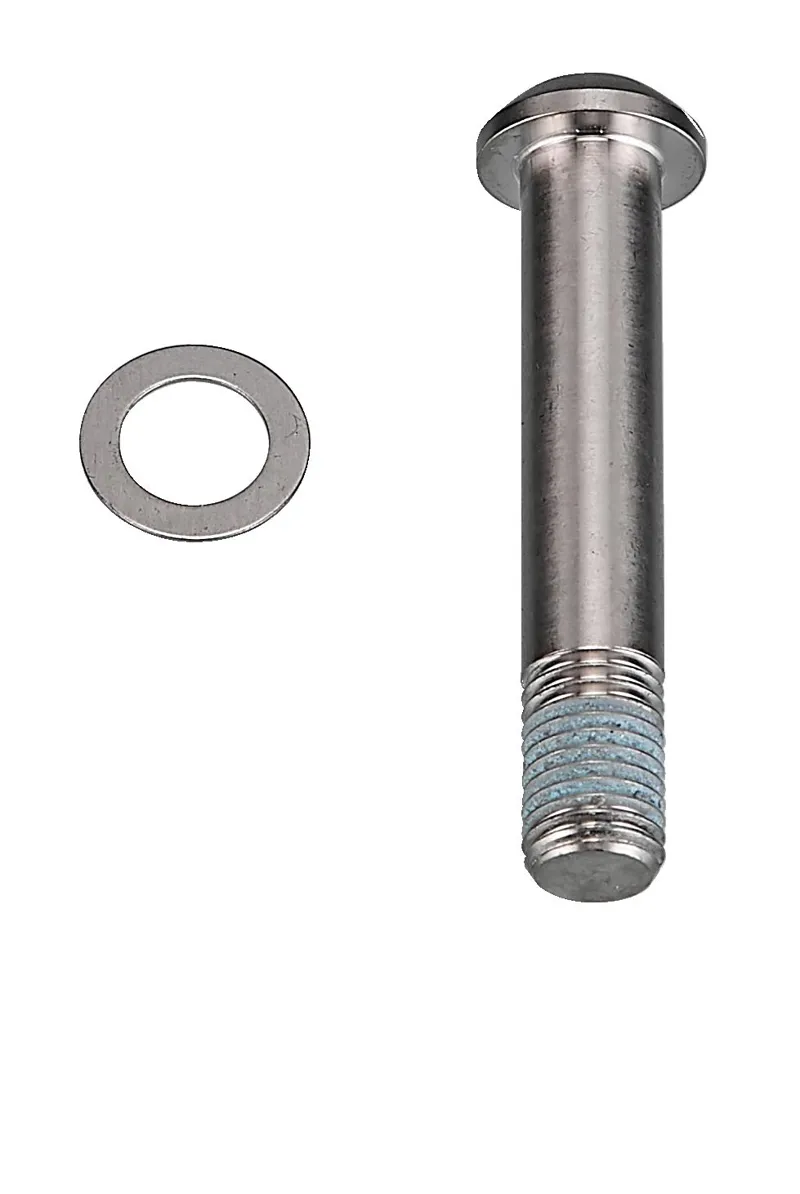 Specialized BLT MY22 KENEVO SL FORWARD SHOCK MOUNTING BOLT M8X1.0PX45MM TI W/ WASHER in Silver
