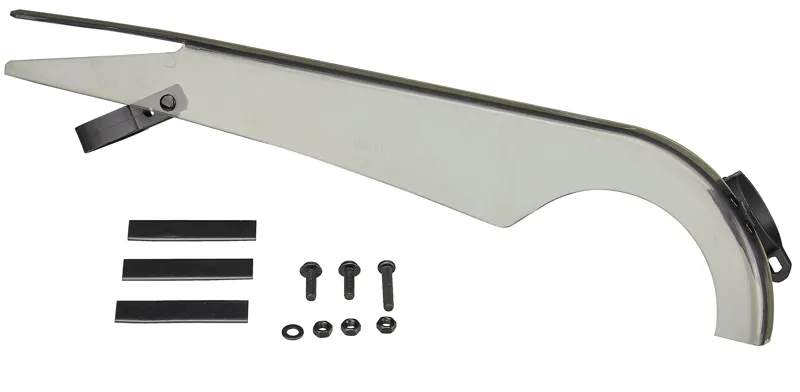 Specialized CHG MY22 JETT 20 SINGLE SPEED CHAIN GUARD FULL LENGTH PLASTIC W/ HARDWARE in Black