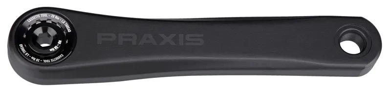 Specialized CRK TURBO SL 1.1 ROAD/ACTIVE170MM NON-DRIVE SIDE ARM ALLOY PRAXIS in Black