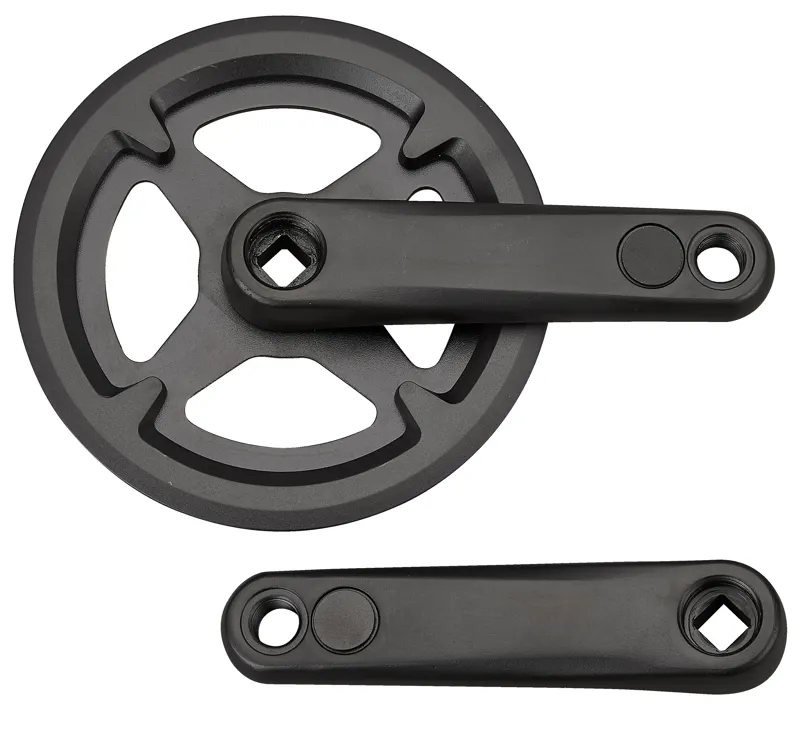 Specialized CRK KIDS 105/125MM L+R ARMS ALLOY SQUARE-TAPER 34T RIVETED RING 1X8-SPD W/ CHAINRING GUARD NO BB in Black