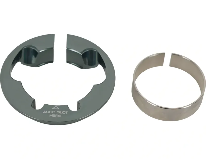 Specialized Tarmac SL7 Upper Headset Compression Ring with Shim in Silver
