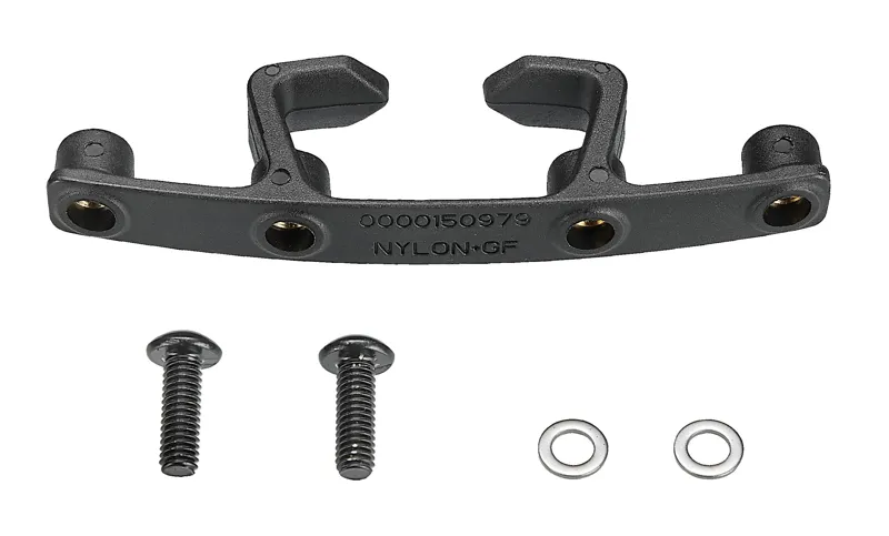 Specialized CBG ICR FUNNEL LEVO GEN.3 MAIN PIVOT CABLE GUIDE FUNNEL and MUD FLAP MOUNTING BRACKET W/ BOLTS in Black