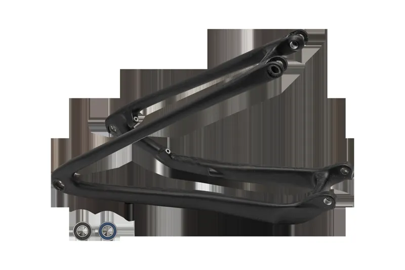 Specialized CHS MY22 SW SJ REAR STAY ASSEMBLY CARBON 12X148MM 442MM FOR S5-S6 - STN DSTY BLUE/BLK/CRBN in Satin Dusty Blue/Black/Carbon