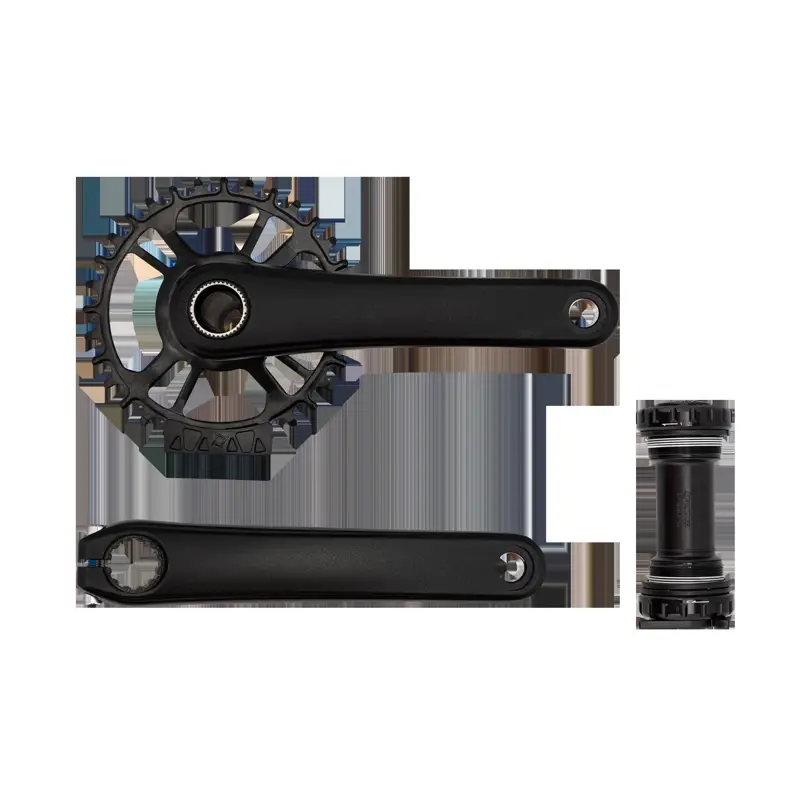 Balfes Bikes Specialized CRK PW 2-PIECE 175MM CRANKSET ALLOY BSA 24MM SPINDLE DM 32T RING 1X 52.7MM CL W/ BB in Black | Free postage over £30, £10 off first order, price match & 0% finance.