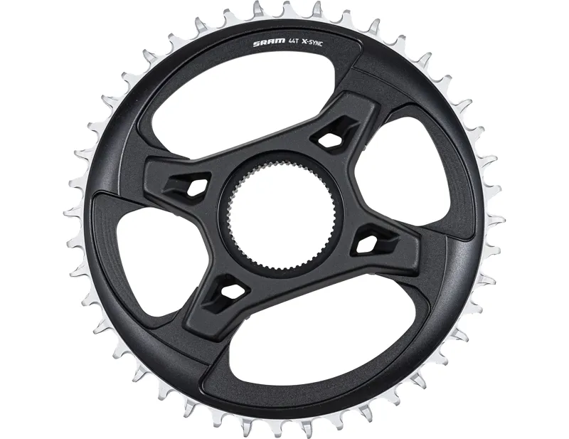 Balfes Bikes Specialized SPR TURBO SL SYSTEM M20 MOTOR SPIDER 107BCD 4-BOLT ALLOY W/ 44T X-SYNC CHAINRING SRAM 00.6218.031.000 in Black | Free postage over £30, £10 off first order, price match & 0% finance.