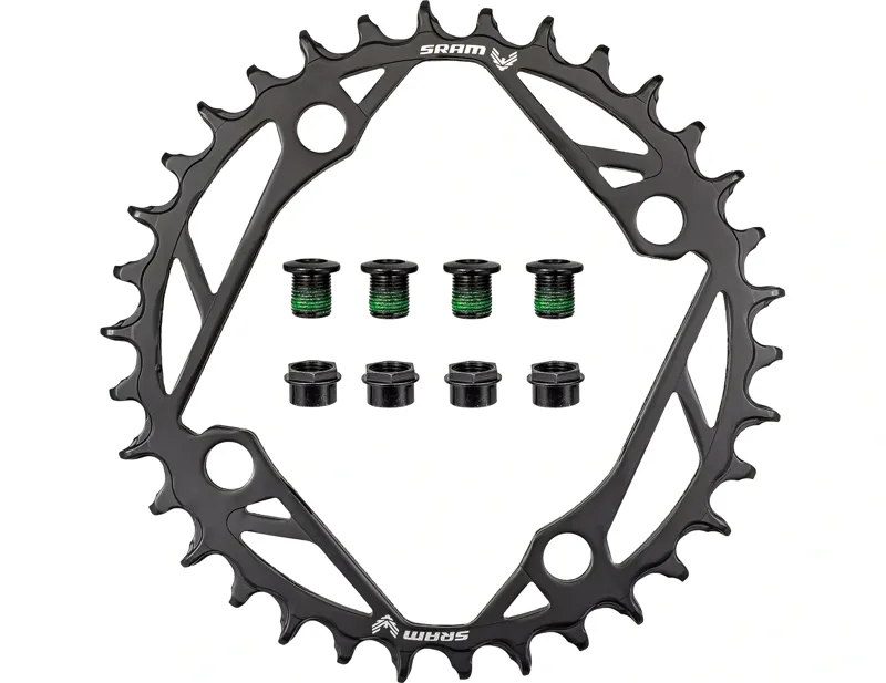 Specialized Turbo SRAM T-Type 34T 104BCD 12 Speed Chainring in Black
