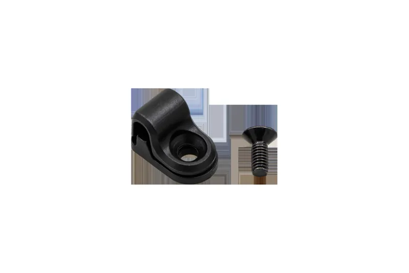 Specialized CBG CABLE CLAMP BOLT-ON SPLIT PLASTIC 4MM/5MM HOUSING CLAMP FOR CHS MAIN PIVOT W/ BOLT in Black