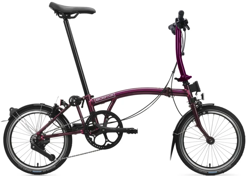 Brompton C Line 4-Speed Folding Bike 2026 in Amethyst Lacquer-4