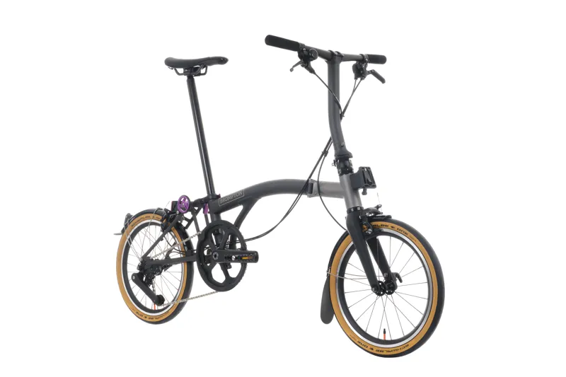 Brompton T Line Ceratech 4 Speed Folding Bike 2025 in Ceratech Black-3