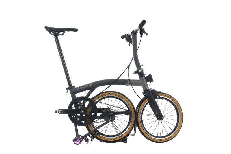 Brompton T Line Ceratech 12 Speed Folding Bike 2025 in Ceratech Black-3