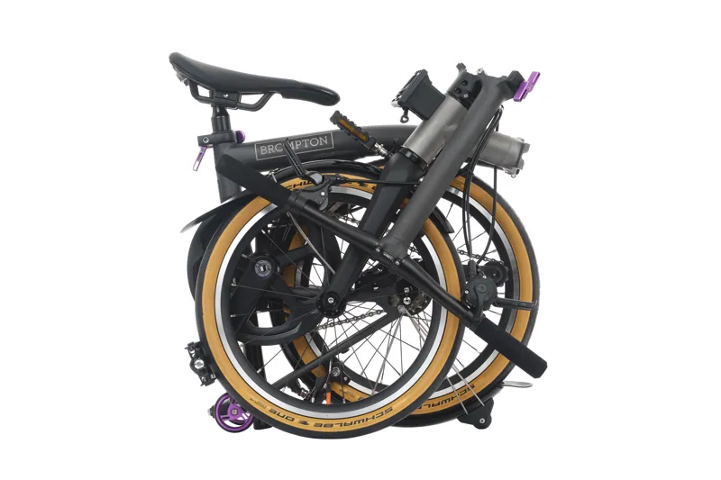 Brompton T Line Ceratech 4 Speed Folding Bike 2025 in Ceratech Black-5