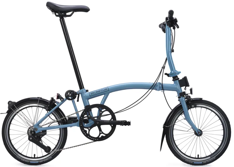 Brompton C Line 4-Speed Folding Bike 2026 in Cloud Metallic-5
