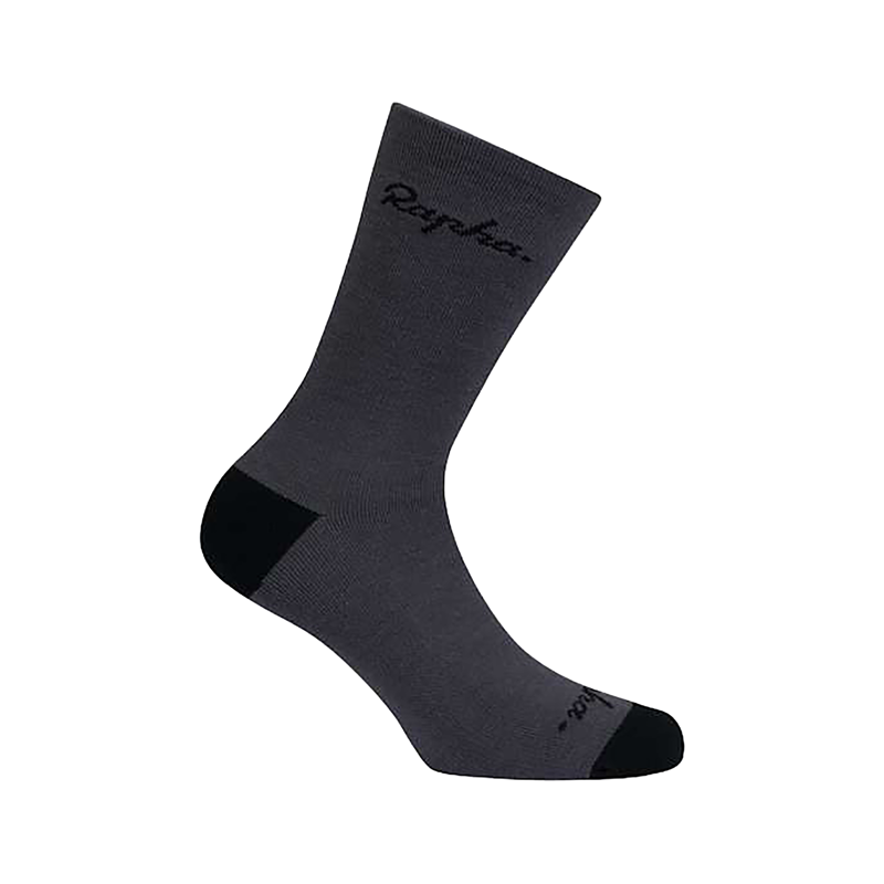Balfes Bikes Rapha Merino Socks - Regular in Dark Grey/Black | Free postage over £30, £10 off first order, price match & 0% finance.