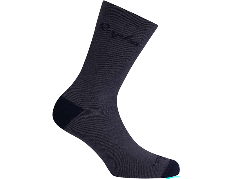 Rapha Regular Merino Cycling Socks in Dark Grey/Dark Navy