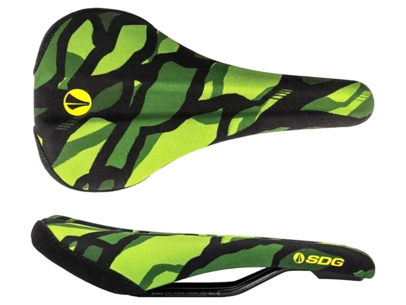 SDG Bel-Air 3.0 Terra Firma Lux-Alloy Rail Saddle in Hasie Green