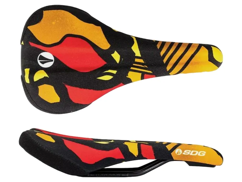 SDG Bel-Air 3.0 Terra Firma Lux-Alloy Rail Saddle in Hasie Orange