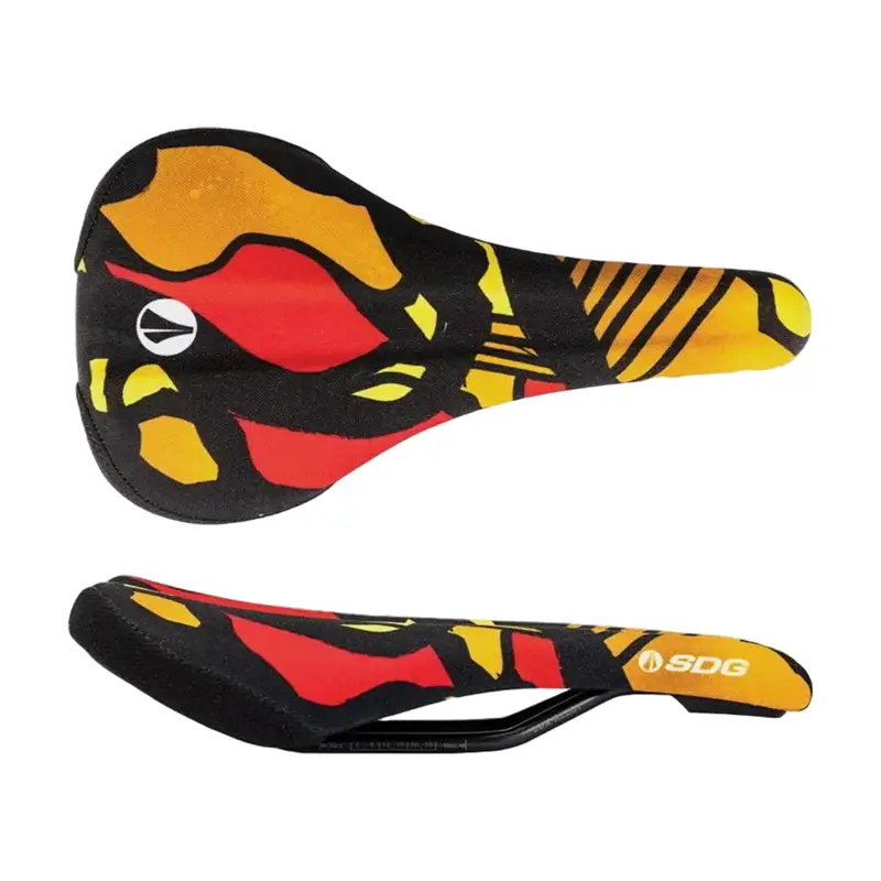Balfes Bikes Sdg SDG Bel-Air 3.0 Terra Firma Lux-Alloy Rail Saddle in Hasie Orange | Free postage over £30, £10 off first order, price match & 0% finance.