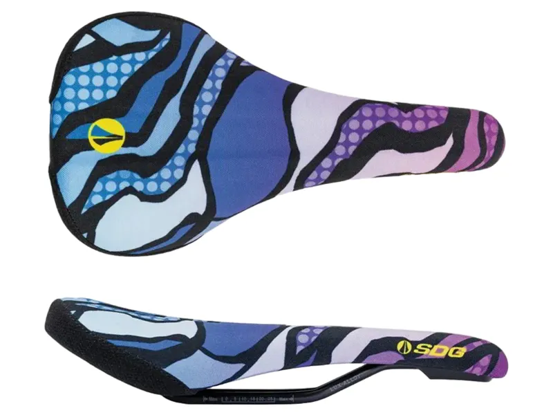 SDG Bel-Air 3.0 Terra Firma Lux-Alloy Rail Saddle in Hasie Purple