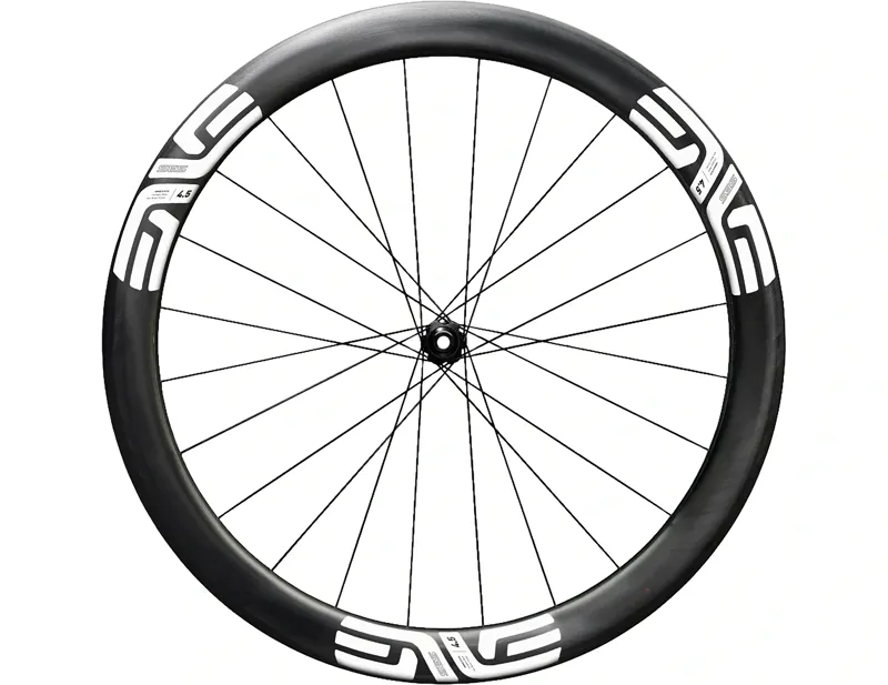 Enve SES 4.5 700c Center Lock Carbon Front Wheel in Black/White