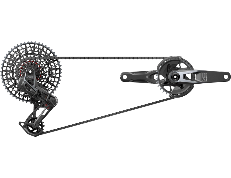 SRAM X0 T-Type Eagle Transmission AXS USB-C 32T 10-52T Groupset