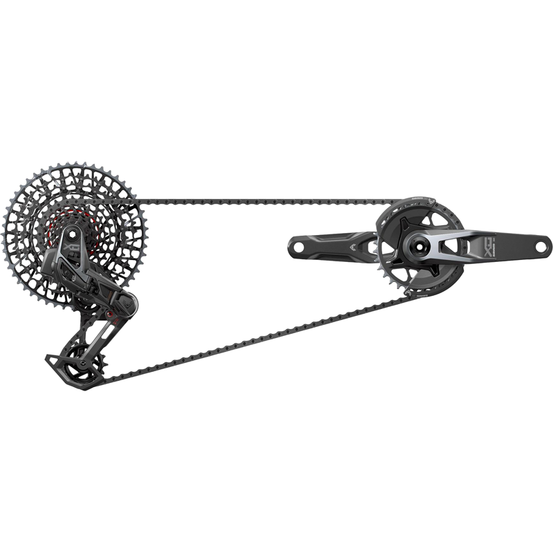 Balfes Bikes Sram SRAM X0 T-Type Eagle Transmission AXS USB-C 32T 10-52T Groupset | Free postage over £30, £10 off first order, price match & 0% finance.
