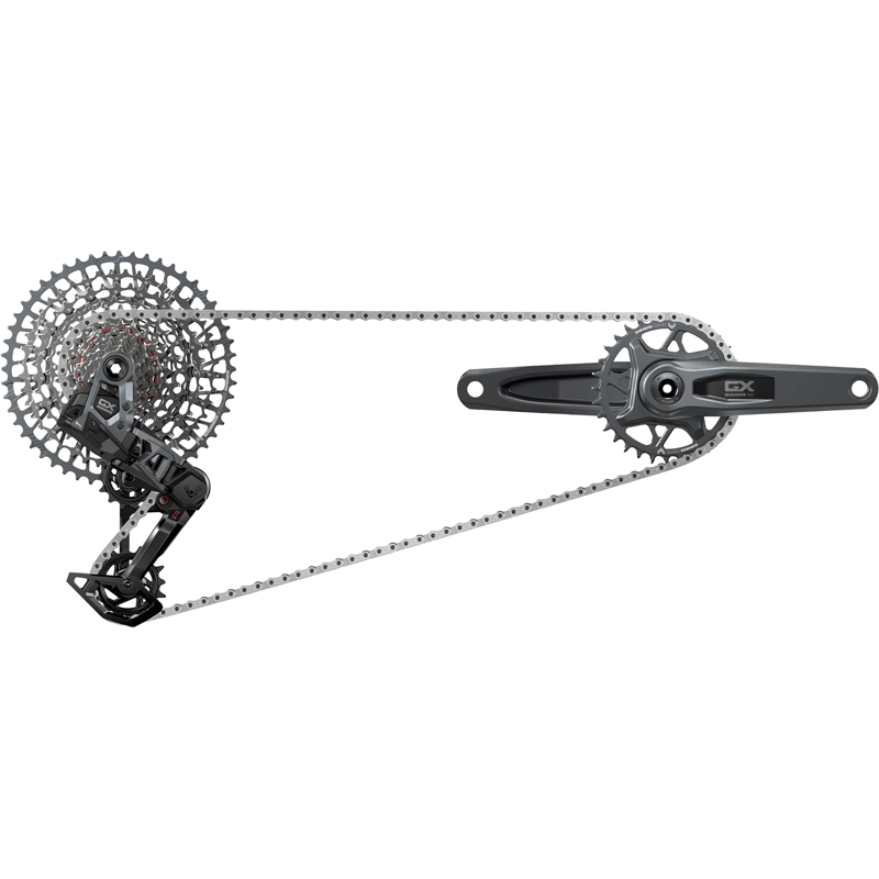 Balfes Bikes Sram SRAM GX T-Type Eagle Transmission AXS USB-C Groupset in Dark Polar | Free postage over £30, £10 off first order, price match & 0% finance.