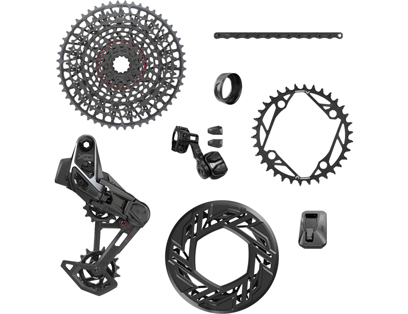 Balfes Bikes Sram SRAM X0 T-Type Eagle AXS USB-C E-MTB 104 BCD Transmission Groupset Cranks Not Included | Free postage over £30, £10 off first order, price match & 0% finance.