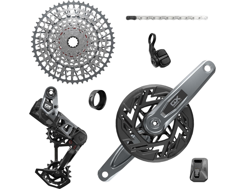 SRAM GX T-Type Eagle E-MTB Transmission AXS USB-C Groupset Bosch Isis 160mm