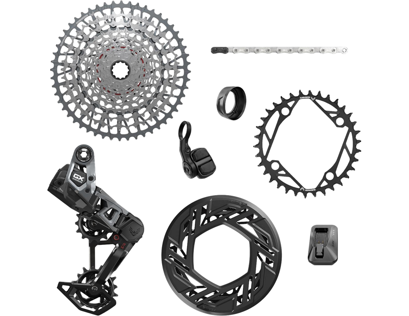 Balfes Bikes Sram SRAM GX T-Type Eagle E-MTB 104bcd Transmission AXS USB-C Groupset - Cranks Not Included | Free postage over £30, £10 off first order, price match & 0% finance.