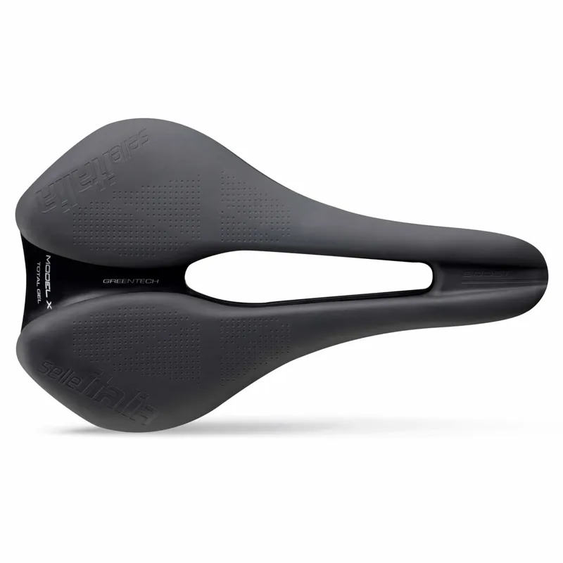 Selle Italia Model-X Green Comfort Plus Superflow Saddle in Grey