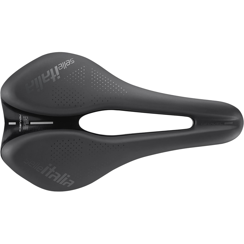Balfes Bikes Selle Italia Novus Boost Evo TM Superflow Gravel Saddle in Black | Free postage over £30, £10 off first order, price match & 0% finance.