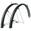 SKS Bluemels Stripes 28 Mudguard Set in Black/Grey 65mm