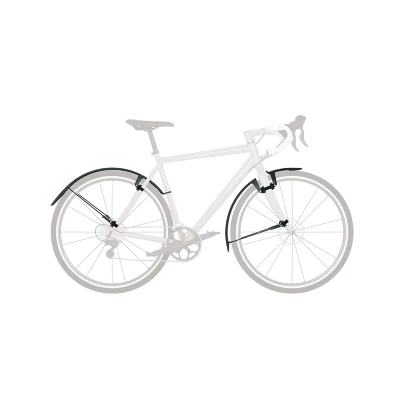 SKS Speedrocker 28in Mudguard Set in Black-4