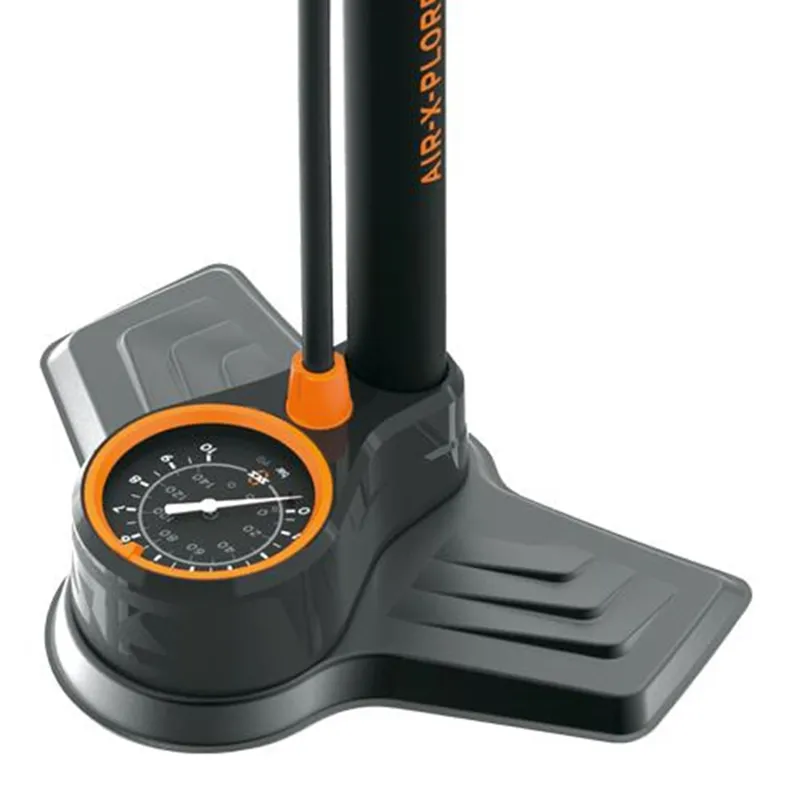 SKS Air-X-Plorer 10.0 Floor Pump in Black/Orange-1