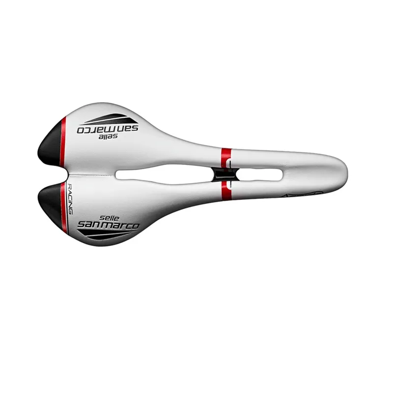 Selle San Marco Aspide Open-Fit Racing Saddle in White