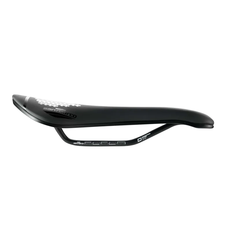 Selle San Marco Aspide Short Open-Fit Dynamic Saddle in Black-1