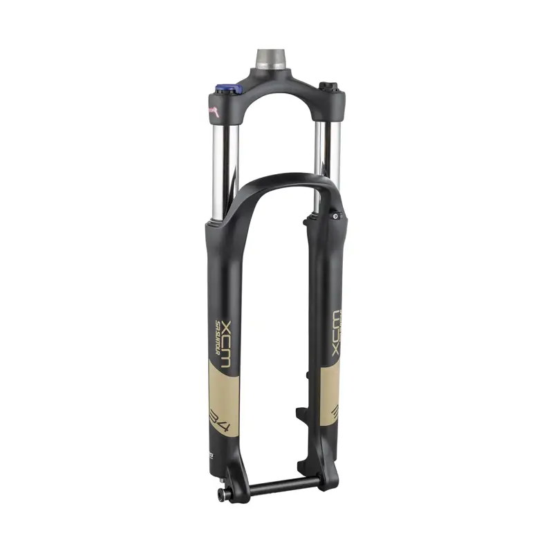 Balfes Bikes Sr Suntour SR Suntour XCM 34 29in Firm Spring 120mm Travel Suspension Fork in Black/Tan | Free postage over £30, £10 off first order, price match & 0% finance.