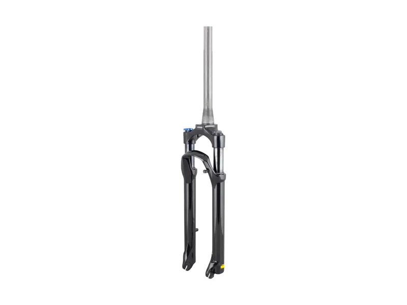 SR Suntour XCR32 Unthreaded 60mm Travel Gloss Finish 27.5in Suspension Fork in Black-1