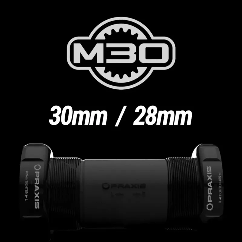 Praxis BB M30 T47 Internal Bearing Road 85.5mm in Black-1