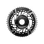 SRAM Chain Ring Road 46/33T DM Kit Non-Power Red E1 in Black/Silver
