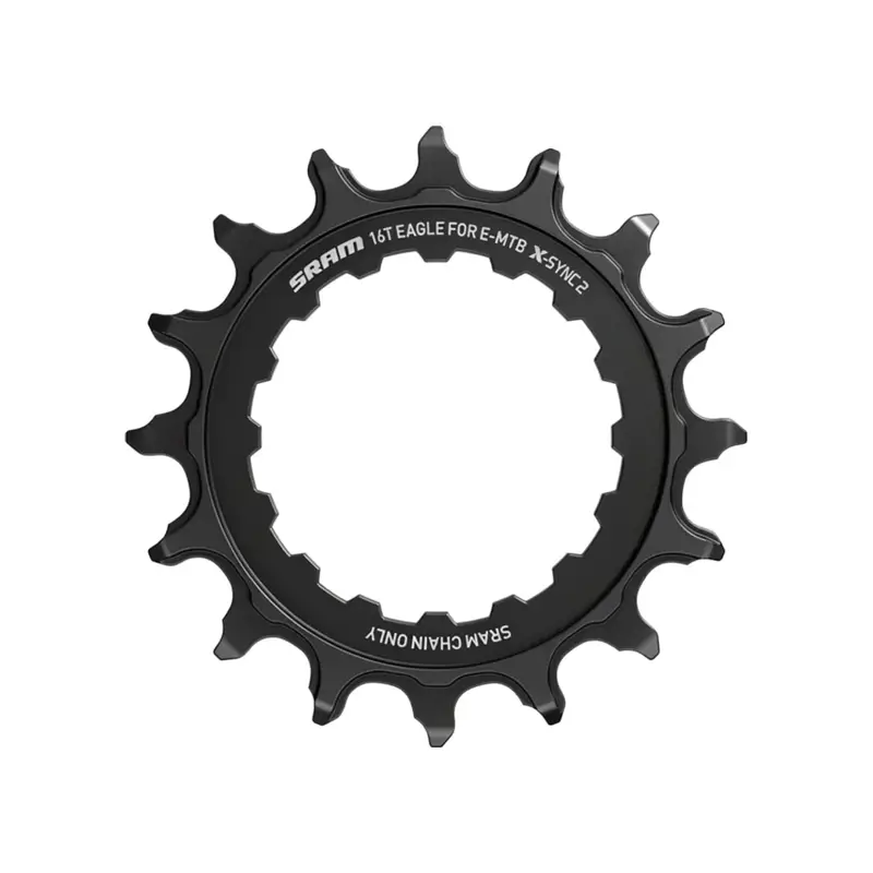 Balfes Bikes Sram SRAM Chain Ring X-Sync 2 Bosch Direct Mount 16t in Black | Free postage over £30, £10 off first order, price match & 0% finance.